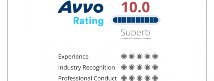 avvo rating testimonials for lawyers